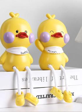 创意北欧吊脚娃娃小摆件客厅桌面儿童房间家居装饰品展柜可爱玩偶