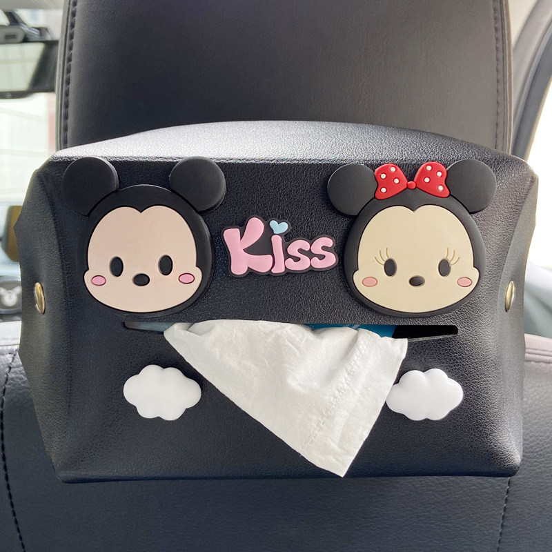 车载纸巾盒挂式可爱卡通创意女袋