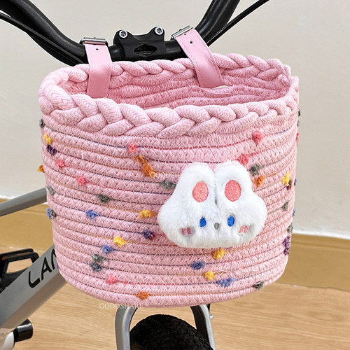 自行车前置车筐放东西神器收纳篮