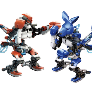 宝工拳击宝贝对战机器玩具积木模型拼装学生男孩生日礼物礼品