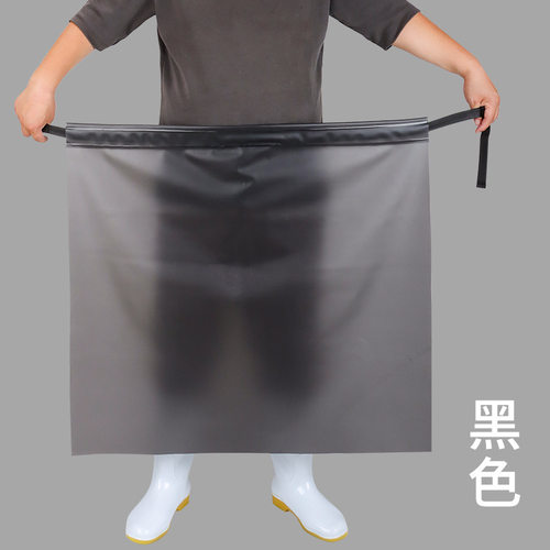 半身半腰围裙耐低温不发硬厨房食堂工作围腰防水防油成人TPU围兜