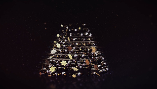 ae或者html代码圣诞树工程文件可代做