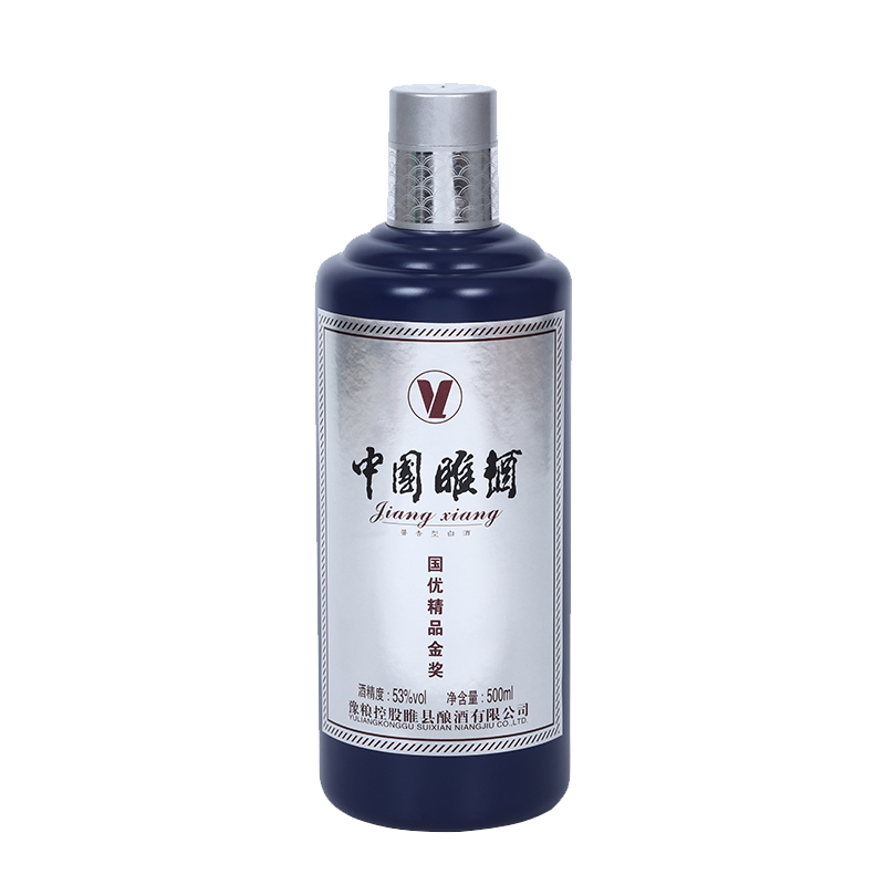 宝石蓝500nl单瓶盒装酱香型白酒