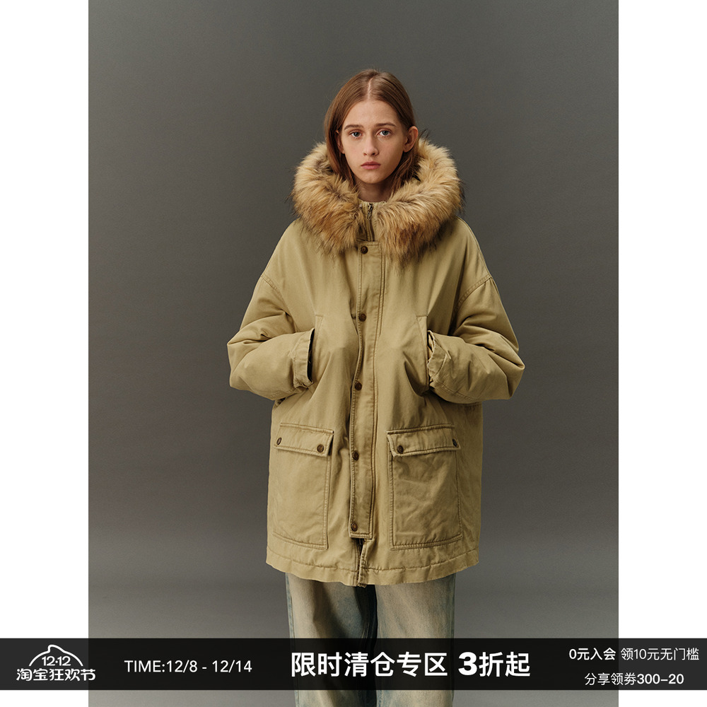 CountryMoment毛领派克服棉服