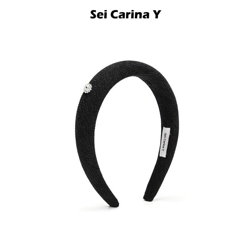 Sei Carina Y“beau”窄版丝绒发箍女新款外出百搭头箍高颅顶发饰