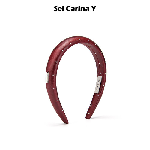 Sei Carina Y亮光烫钻高颅顶发箍女不勒头高级感日常外戴头箍女