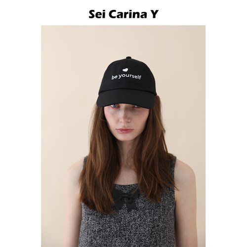 Sei CarinaY“be yourself”杨紫同款刺绣棒球帽夏新款鸭舌帽