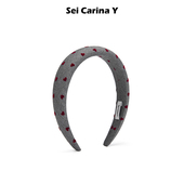 seicarinay爱心植绒发箍高颅顶女新款 头顶发饰高级感小众设计不勒