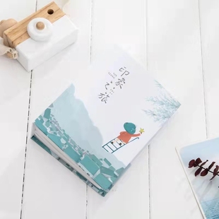 相册本家庭版纪念册5寸6寸7寸影集过塑大容量小相薄照片插页式