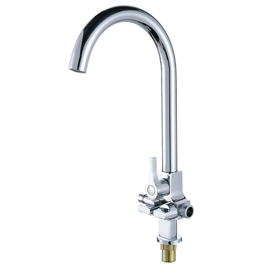 阳台户外水龙头庭外室外花园大理石水池一进三出三控浇花洗车单水