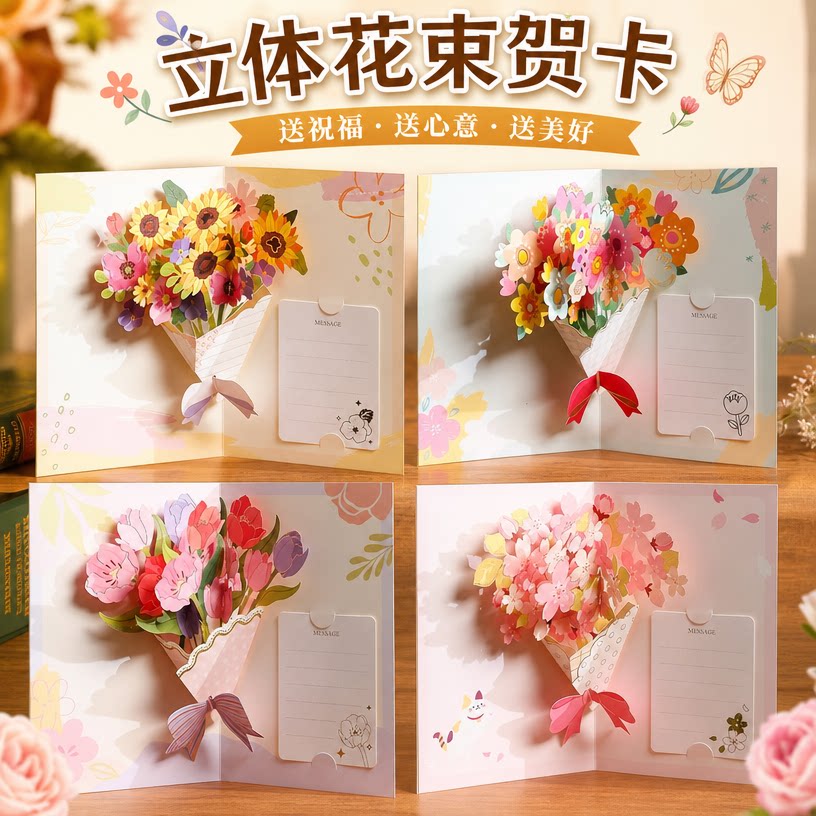 教师节立体贺卡感谢师恩礼物