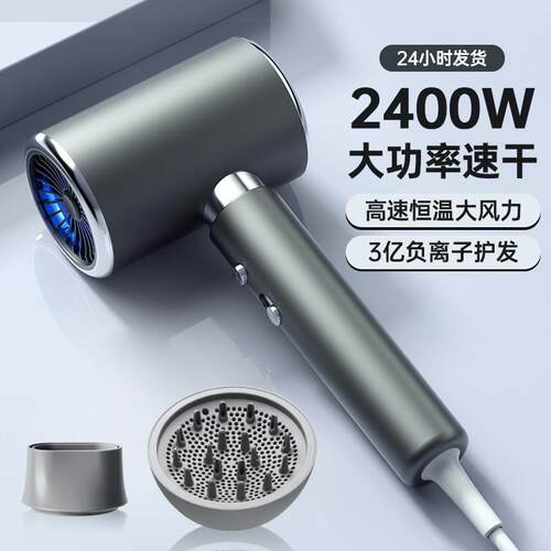 【2026新款】韩国吹风机家用大风力负离子护发静音速干吹风筒电吹