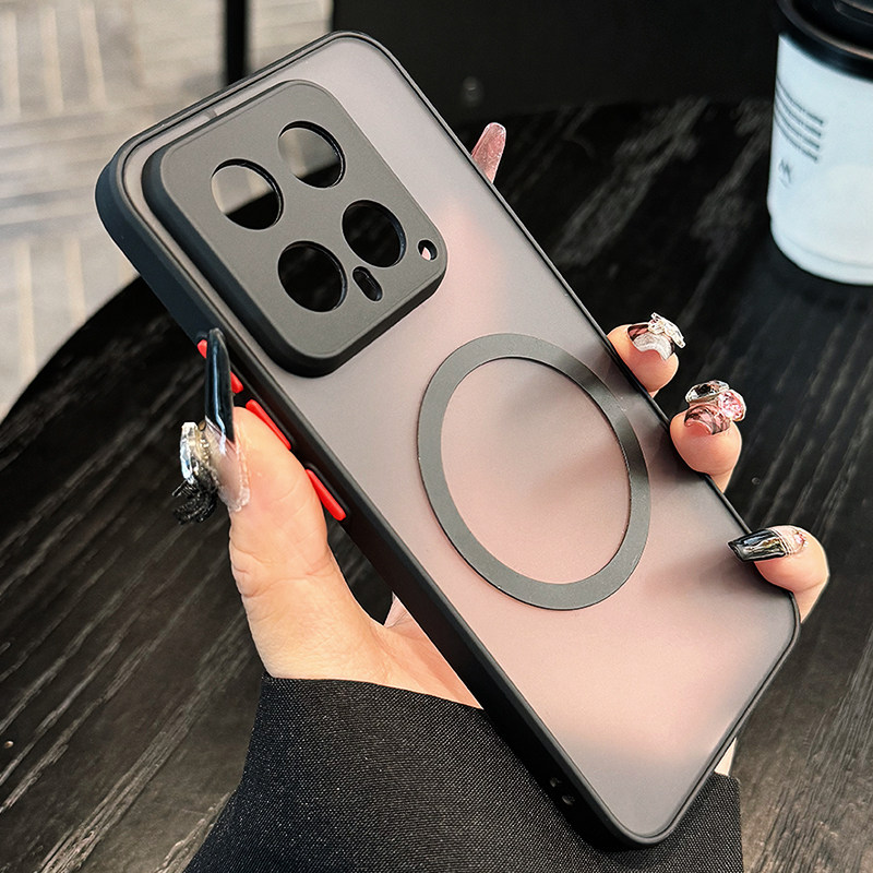 【肤感磁吸】适用小米15pro手机壳magsafe新款超薄磨砂14ultra镜头全包防摔13散热12s简约11小米男女软边硬壳