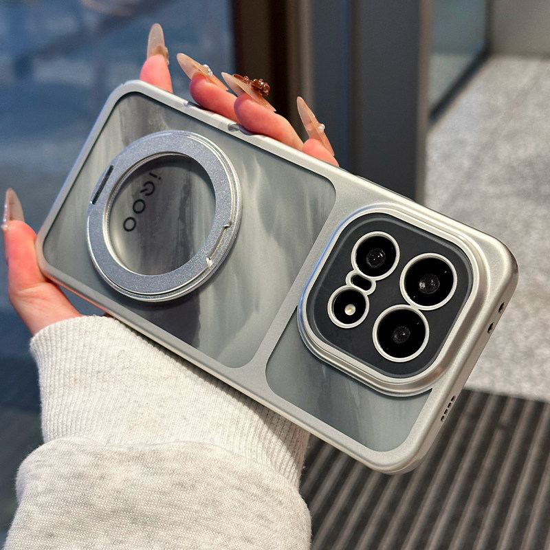 几何魔方适用vivoiqoo15手机壳iqoo15新款360磁吸支架vivo超薄保护套iq00防摔全包透明充电简约女款高级硬壳