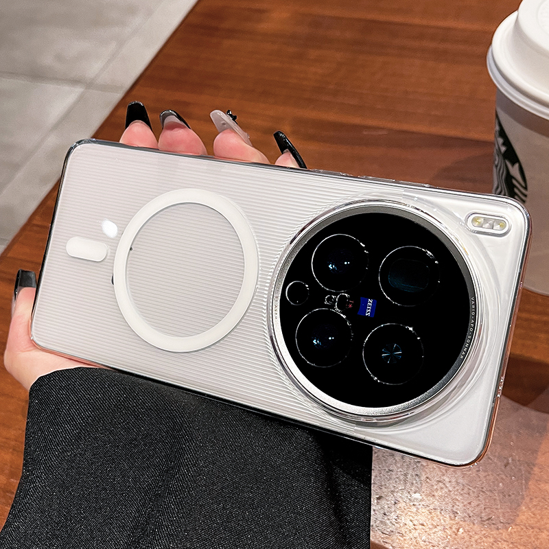 适用vivox200ultra手机壳新款x200s保护套x100镜头全包磁吸vivo超薄磨砂高级感x300透明抗发黄男女款简约硬壳