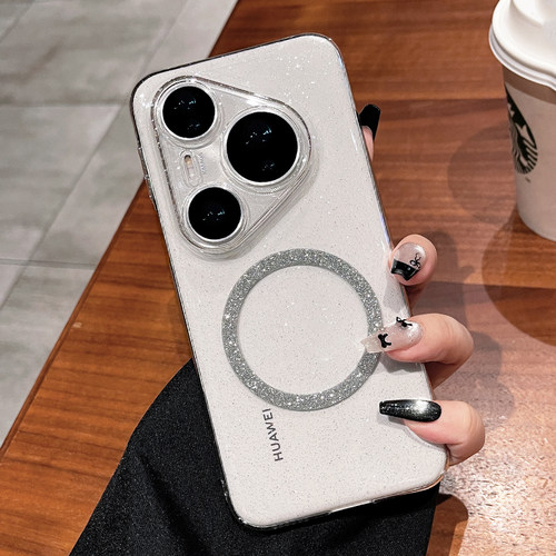 一年包换新款透明闪粉磁吸壳