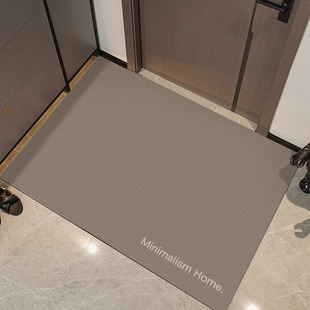 入户门地垫2025新款可擦免洗高级感高端PVC皮革地毯门口门垫家用