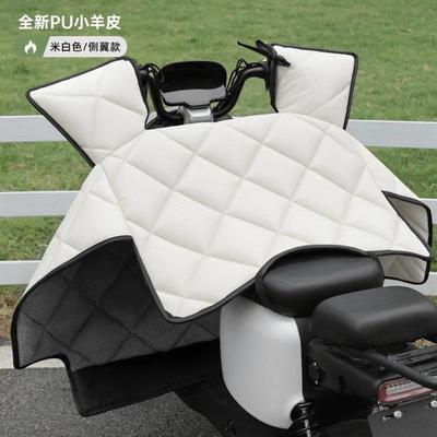 电瓶车挡风被2025新款遮阳电动加大冬天加绒防晒防风加厚小型防水