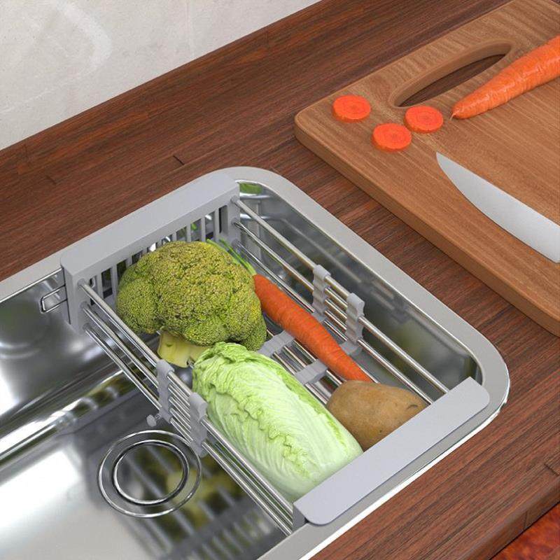 厨房洗菜滤水篮水池厨房洗菜盆滤水篮置物餐具收纳架碗架篮筐水果