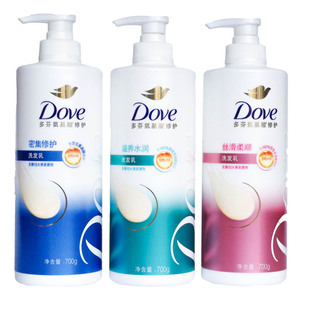 多芬洗发水深层滋养水润丝滑柔顺密集修护亮泽去屑控油氨基酸700g