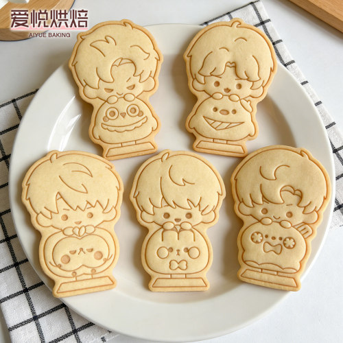 恋与深空卡通饼干模具摇摇乐沈星