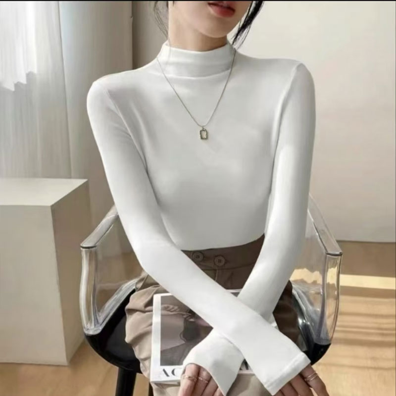 【添添kindly】加绒加厚莫代尔打底衫88263