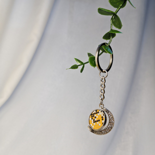 烂柯一梦丨双面旋转金属钥匙扣挂件围棋周边文创礼品精致书包挂饰