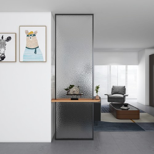 高端不锈钢长虹玻璃隔断屏风