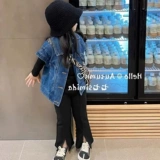 Джинсовый жилет, осенняя детская куртка для отдыха, в корейском стиле, в западном стиле