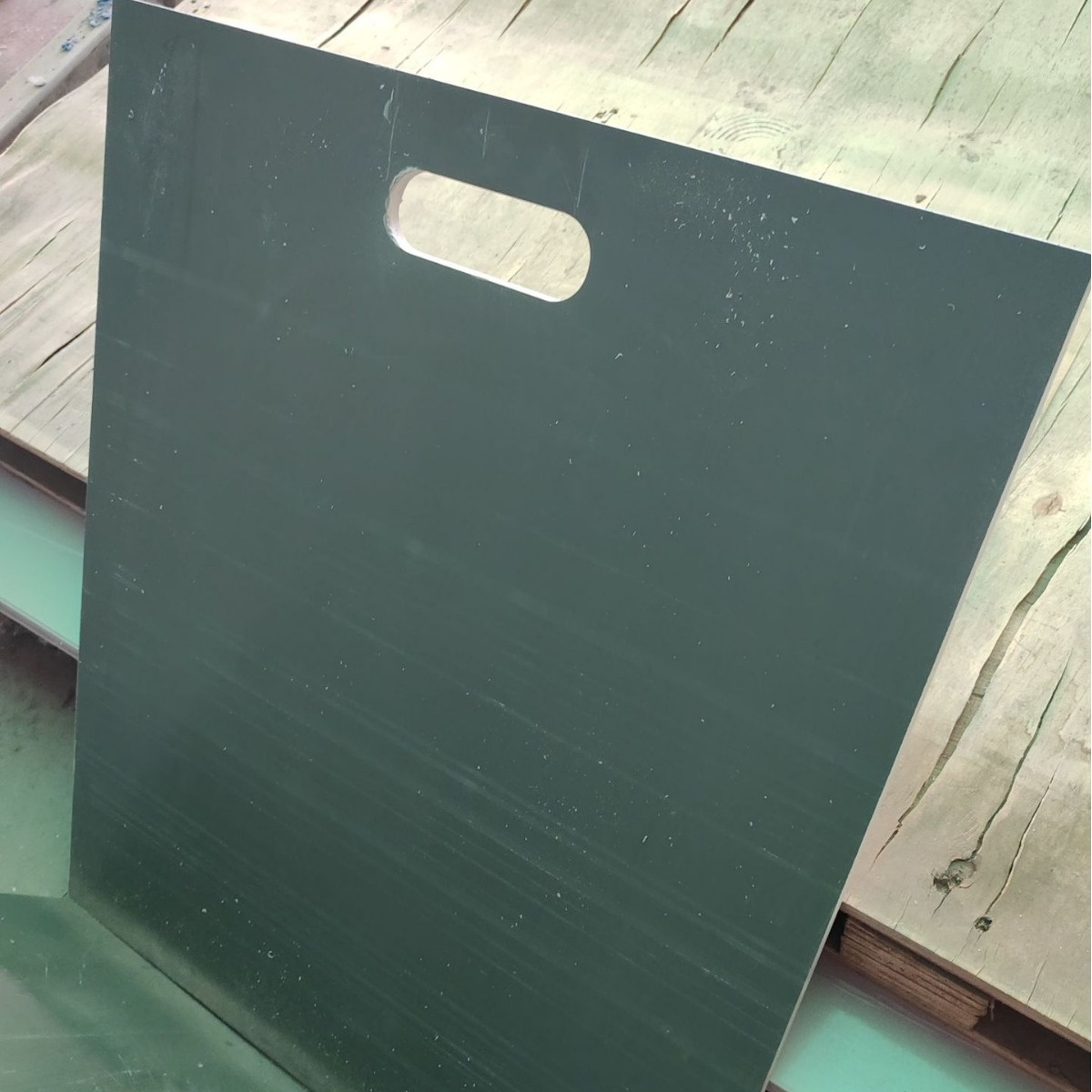 高硬度PVC猪门挡板塑料硬板灰色猪板猪圈手提门板猪拦门