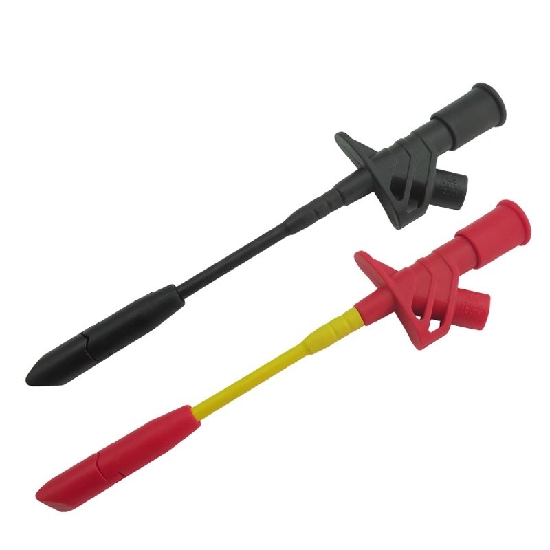 万用表探钩4mm香蕉插孔无损免破线快速刺破钢针汽修线路检测探头