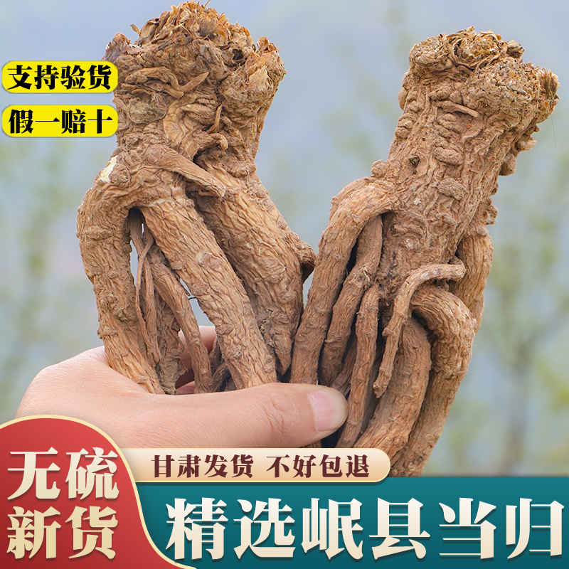 当归岷县全当归整根500克g甘肃中药材野生特级正品党归片黄芪党参