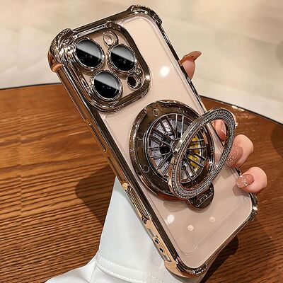 Decompression Rotating Gyro Bracket Phone Cases For iPhone