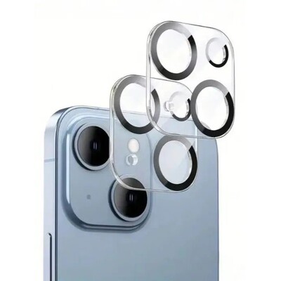 2pcs Tempered Glass Camera Protector for iPhone 17 16 15 14