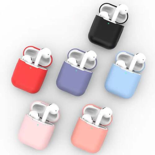 Wireless Earphone Solid Color Headphones Shell for Apple