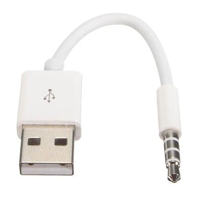 Charger Data USB 3.5mm Sync Audio Cable For IPod Shuffle
