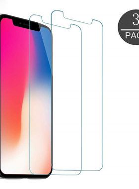 3 Pack Screenprotector for IPhone 7 8 6 6S Plus Xr X XS 11 Pro 13 15 MAX Glass Screen Protector Case