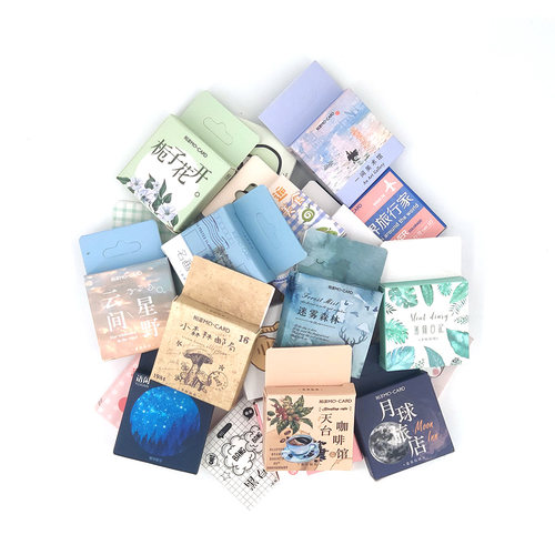 1 Box Cute Stationery Stickers Scrapbooking Diary Kawaii