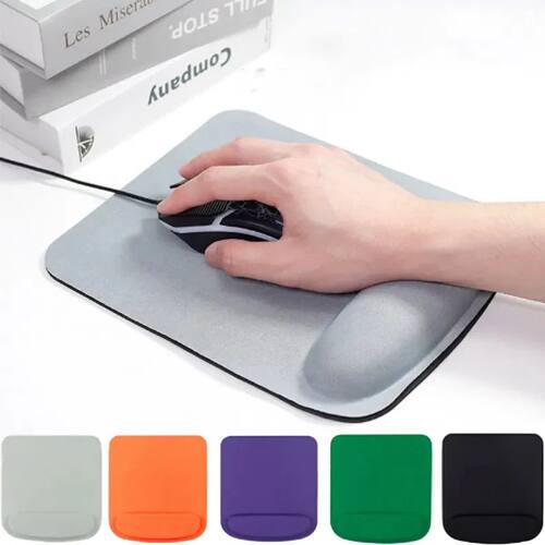 Mouse Pad Wrist Support EVA Ergonomic Mousepad Anime Solid