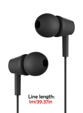 3.5mm Wired Headphones AUX Audio Bass Stereo MIC In-Ear