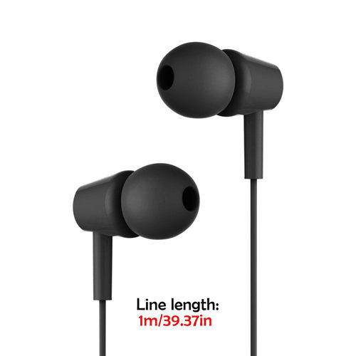 3.5mm Wired Headphones AUX Audio Bass Stereo MIC In-Ear