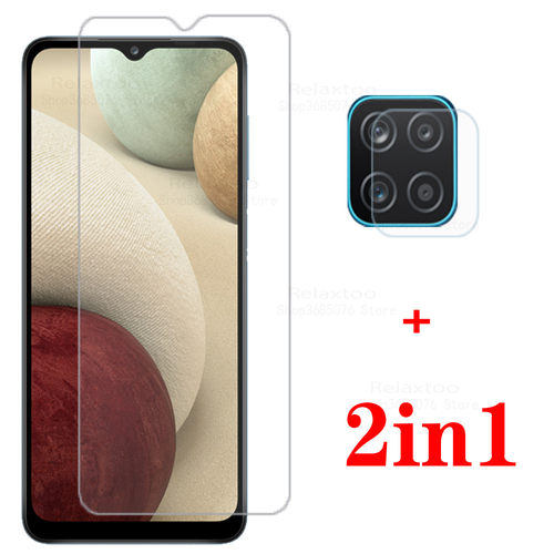 2in1 protective glass For ssamsung a12 glasses For ssamsung