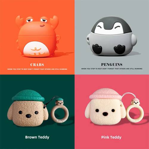 For Apple Airpods 4 Cute Dog Case Airpods 1 2 3 Pro Food