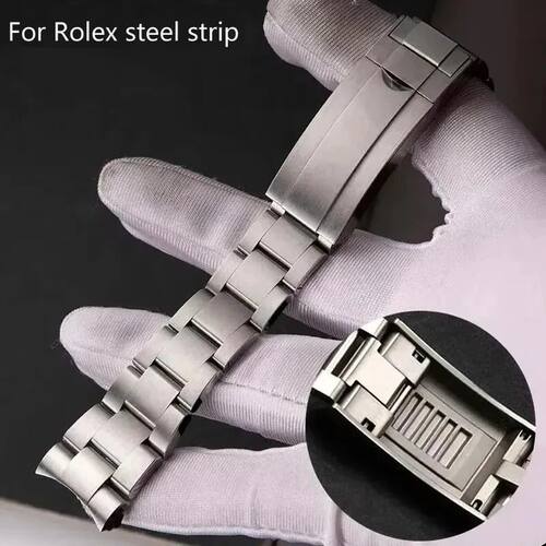 20mm 21mm 904L Glide Lock Clasp Watch Strap For SUB DAYTONA