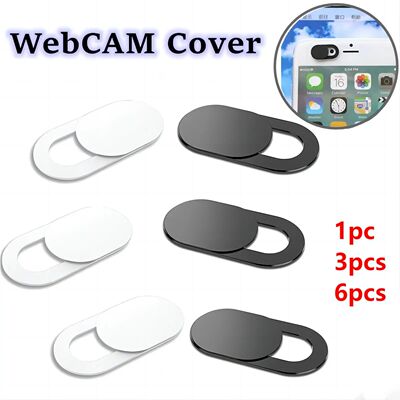Webcam Cover Shutter Magnet Slider Plastic Camera Cover for