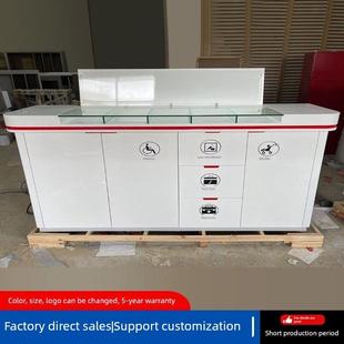 现货银行便民服务柜物业社区便民置物箱公安大厅便民桌银行填单台