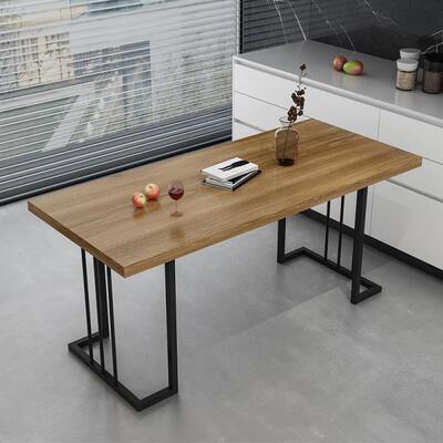 定制桌腿支架大理石岩板餐桌吧台脚大板桌底座办公会议电脑桌架子