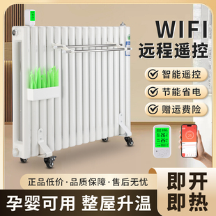 电暖气片家用注水电暖器插电节能可移动水循环散热片水暖取暖器