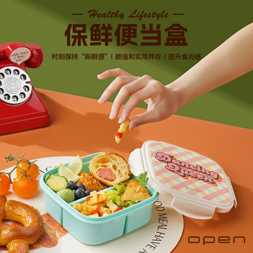 食物收纳盒可微波水果保鲜盒保冷