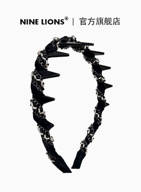 九只狮子（饰品）气质简约头箍小众款个性头箍外出洗脸发卡发饰女